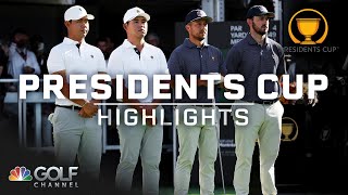 2024 Presidents Cup Day 3 Foursome matches  EXTENDED HIGHLIGHTS  92824  Golf Channel [upl. by Cooe117]