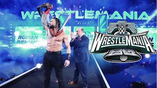 Roman Reigns WrestleMania XL EPIC Entrance Music  2024  Final Boss Rebirth [upl. by Asil]