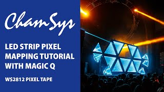 How To Control LED Strip WS2812 With Chamsys MagicQ  Pixel Mapping Tutorial  Step By Step [upl. by Bornstein183]