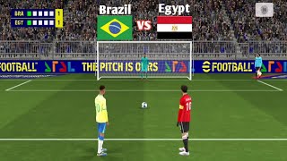 🔥Brazil vs Egypt penalty shootout  Egypt vs Brazil match Highlights⚽ [upl. by Eanal770]