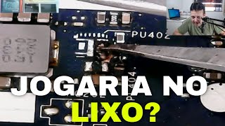 99 DOS TÉCNICOS CONDENARIA ESSA PLACA FIZ ESSA GAMBIARRA E DEIXEI ELA FUNCIONANDO [upl. by Saint]