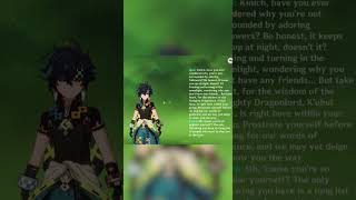 My favorite two Kinich voice lines genshinimpact kinich ajaw natlan voicelines funny [upl. by Chenay308]