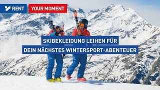 Jetzt Skibekleidung mieten  Hochwertige Skibekleidung für dein nächstes Winterabenteuer im Schnee [upl. by Sedrul]