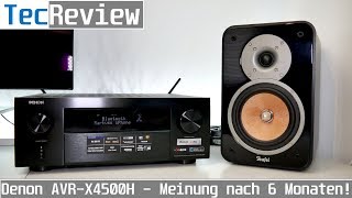 Denon AVRX4500H  AVReceiver  Meinung nach 6 Monaten  TecReview  deutsch  4K [upl. by Meyers650]