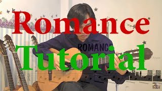 Romance Tutorial Guitar Lesson [upl. by Nairahcaz]