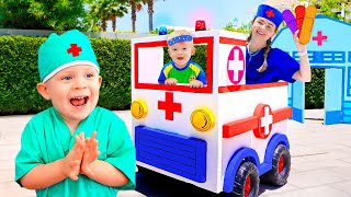 Kisah Wheels On The Ambulance Kids bersama Oliver dan Ibu [upl. by Hortensia]