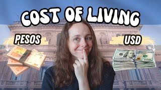 COST OF LIVING IN BUENOS AIRES ARGENTINA very realistic [upl. by Nahtanohj86]