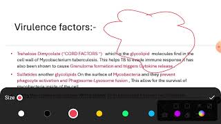 Mycobacterium tuberculosis virulence factors explained [upl. by Stacia]