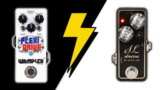 Wampler PLEXIDRIVE MINI Vs Xotic SL DRIVE [upl. by Nirej]