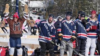 The Barstool Sports Pond Hockey Team Pulls Off Miracle [upl. by Ledoux154]