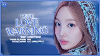 TWICE トゥワイス  LOVE WARNING Line Distribution [upl. by Ahsimot933]