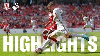 Middlesbrough v Swansea City  Highlights  Mens [upl. by Zenobia]