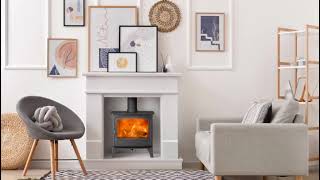 Hunter Herald 5 Slimline Single Door Wood Burning Stove [upl. by Budge]