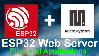 ESP32 Web Server for Files and Applications  MicroPython Tutorial [upl. by Lenra]