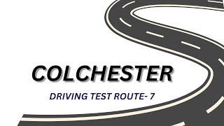 Colchester Driving Test Route 7 [upl. by Vikki]