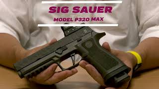 Sig Sauer P320 Max calibro 9x19 mm  Recensione e prova a fuoco [upl. by Doralynn734]