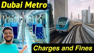 DUBAI METRO  Everything You Need To Know About NOL Cards Dubai Metro Timings amp Dubai Metro Fines [upl. by Aititil]