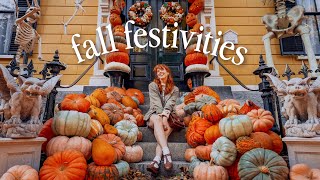 ROMANTICIZING OCTOBER A GUIDE 👻🎃 trip to salem boo baskets pumpkin spice breakfast amp fall outfits [upl. by Annahsor844]