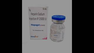 Inj Heparin Anticoagulant25000IU uses amp side effects 🩸💉 nursing hospital shorts trending [upl. by Enelaj]