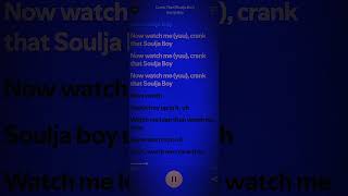 Crank that normal lyrics soulja boy music rap song souljaboy lyrics lyricvideo [upl. by Sirromal727]