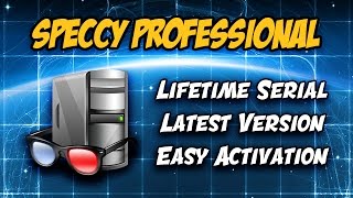 📥 Speccy Professional v132  Complete info about our system  temps and more [upl. by Ithaman]