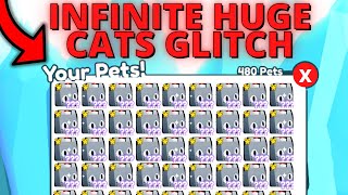 NEW GLITCH to Hatch INFINITE Huge Festive Cats on Pet Simulator X ROBLOX [upl. by Questa]