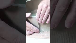 How to Make a Crackle Texture with Soda Silicate Clay Pottery  tutorial ceramic handmade slab [upl. by Lajes907]