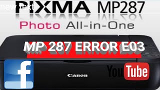 Mengatasi printer Canon mp287 error E03 [upl. by Laikeze]