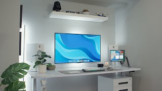 Updated Desk Setup Tour 2023 [upl. by Eelirol]