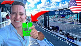 FÓRMULA 1 VIP EN MIAMI 🔥 ¡Solo MILLONARIOS pueden VIVIRLO Paddock Club [upl. by Walkling462]