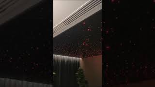 Star night stretch ceiling with fiber optic stars [upl. by Orfurd433]