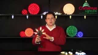 Christmas Light Decorating Ideas White LED Christmas Lights vs Clear Christmas Lights [upl. by Rokach952]