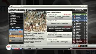 Fifa 12 MGH Swansea Career Mode Part 1 [upl. by Barboza675]