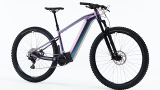 Decathlon Rockrider EEXPL 700  Purple Electric Touring Mountain Bike 2023 [upl. by Noonan]