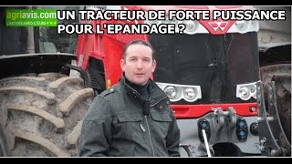 POURQUOI CHOISIR LE MASSEY FERGUSON 8730 POUR LEPANDAGE [upl. by Eelano]