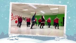 THALIA  FELIZ NAVIDAD  COREOGRAFIA  STAGE DANCE  BAILE [upl. by Jochbed]