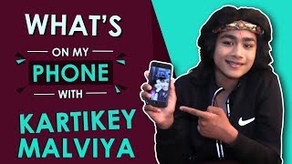 Kartikey Malviya What’s On My Phone  Phone Secrets Revealed  India Forums [upl. by Enos]