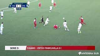 17 NOVEMBRE 2024  SERIE D  FASANO  VIRTUS FRANCAVILLA 01 [upl. by Fisuoy]