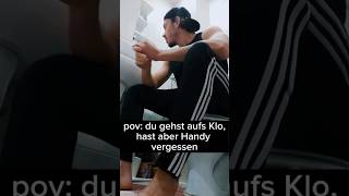 Ohne Handy auf Klo 🤣 lustig lustigeshorts memes comedy [upl. by Nino770]