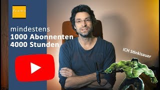 YOUTUBE Richtlinien 2018  Monetarisierung [upl. by Wester]