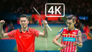 Last Match of Lin Dan and Lee Chong Wei  2018 All England Open  QF  Highlights  4K [upl. by Maclay631]