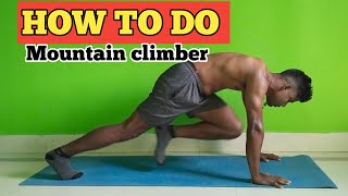 How to do Mountain Climber [upl. by Johannessen]