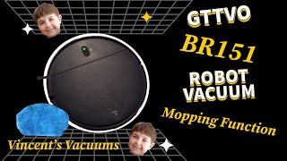 Testing the GTTVO BR 151 Mopping Function  Robot Vacuum  Vincents Vacuums [upl. by Eojyllib]