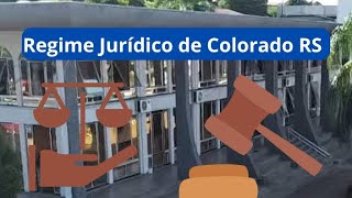 Regime Jurídico Colorado RS Narrado Guia para Aprovação [upl. by Guillaume]