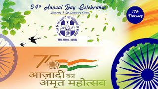 54th Annual Day Celebration of Basil School Baroda  Secondary amp Hr Secondary Section [upl. by Ching]