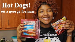 The Britney Show  Cooking Hot Dogs on a George Foreman Grill [upl. by Nowujalo709]