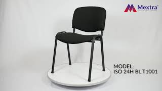 MEXTRA  ISO 24H BL T1001 black conference ISO chairs [upl. by Allecnirp]