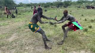 Mangar Ateny  Pathiith vs Mamer  Pabuor Aliab wrestling [upl. by Waterer]