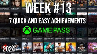 7 Quick and Easy Game Pass Achievements  Week 13  Save or Flush [upl. by Ydnak]