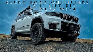 Rocky Road Outfitters Jeep Grand Cherokee L Lift kit Overview [upl. by Bently621]